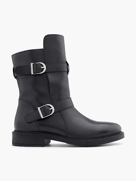 modni brvi biker boot black deichmann