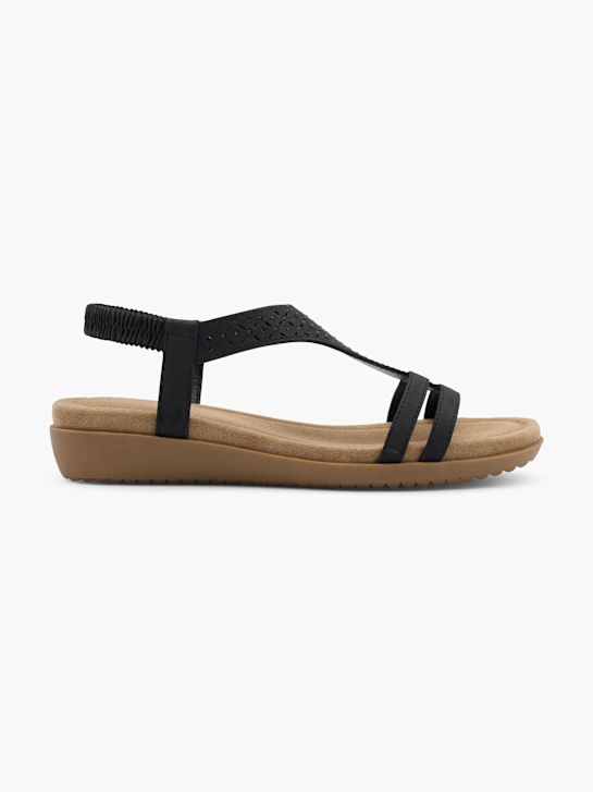 enostavno ulica sandali black deichmann