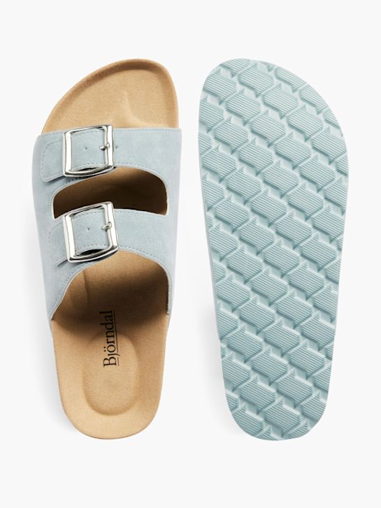 björndal footbed sandali modra deichmann