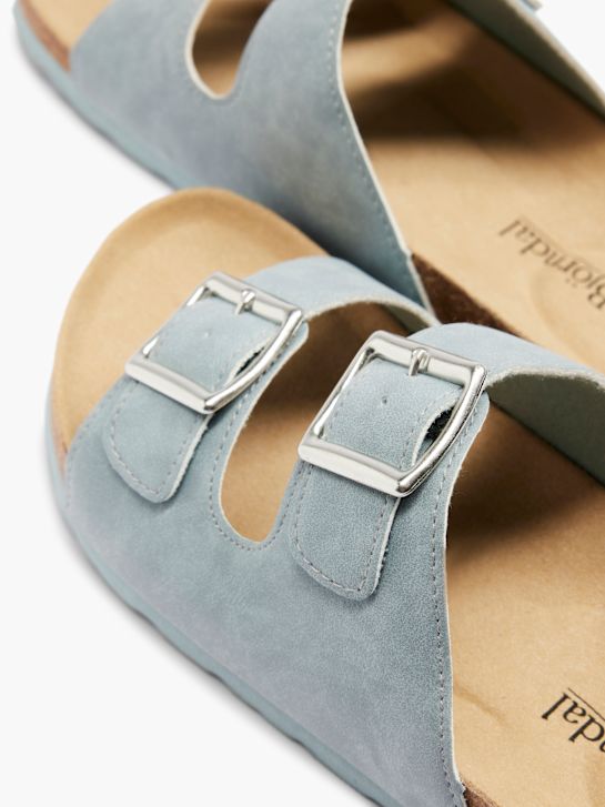 björndal footbed sandali modra deichmann