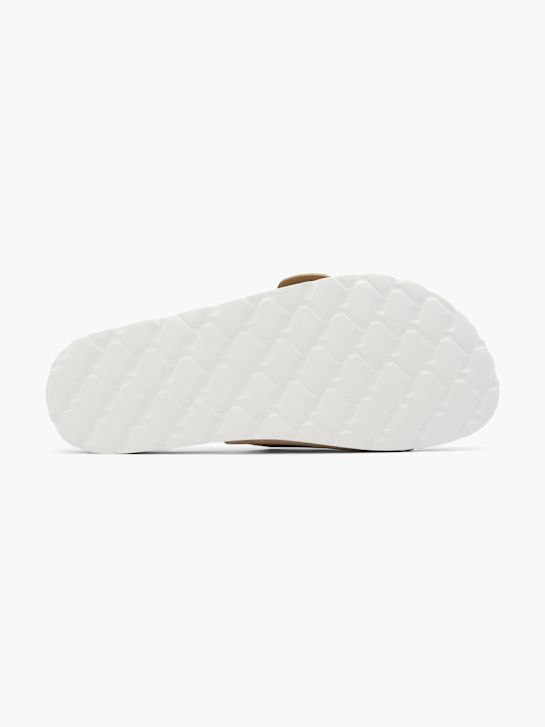 graceland footbed sandali taupe deichmann