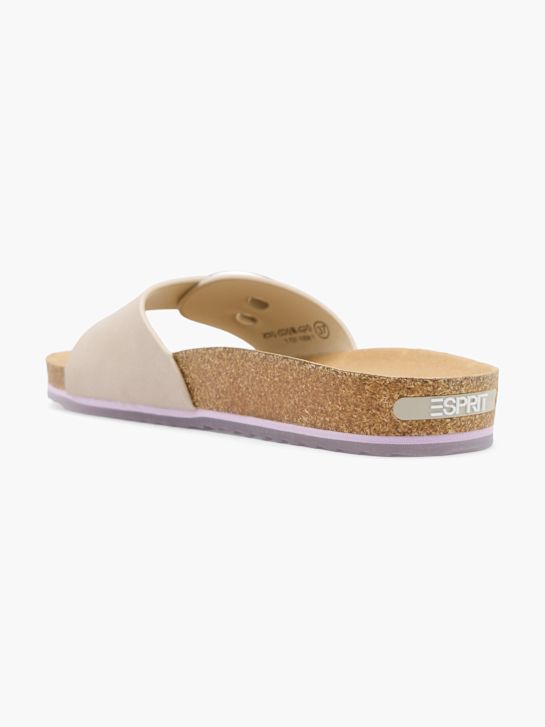 esprit footbed sandali bež deichmann