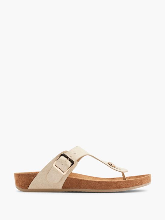 graceland flip flop bež deichmann