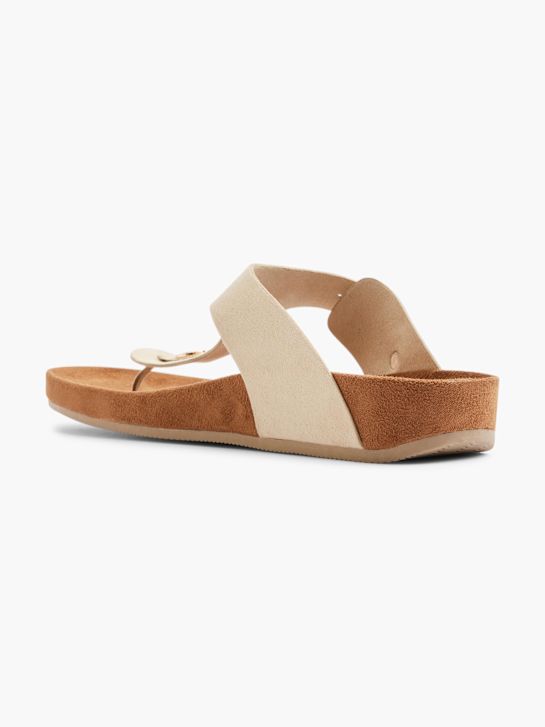 graceland flip flop bež deichmann