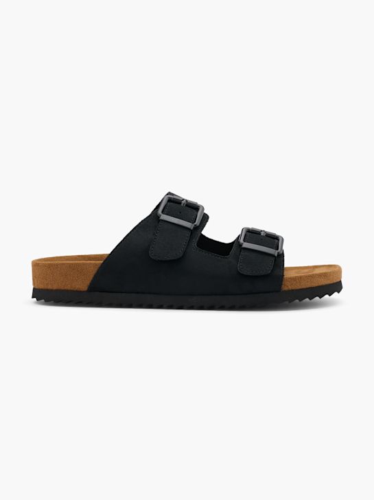 graceland footbed sandali black deichmann