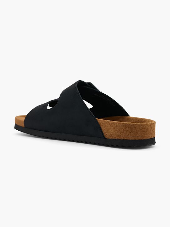 graceland footbed sandali black deichmann