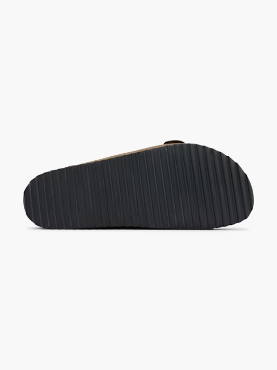 graceland footbed sandali kaki deichmann