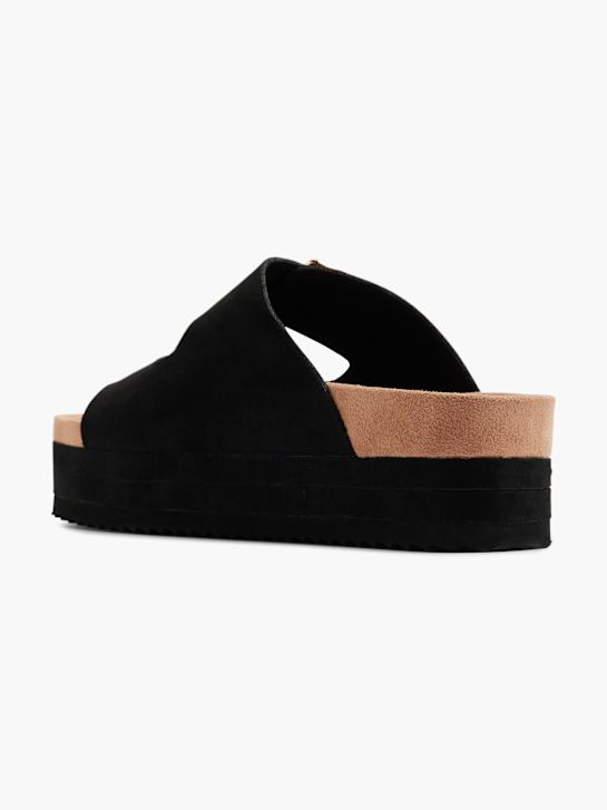 graceland footbed sandali black deichmann