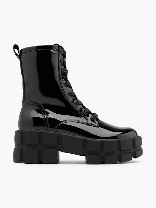 buffalo Čipke-up boot black deichmann
