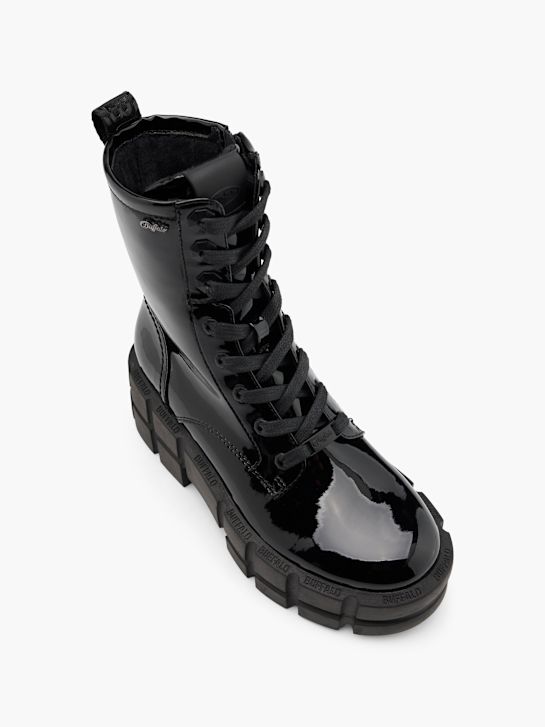 buffalo Čipke-up boot black deichmann