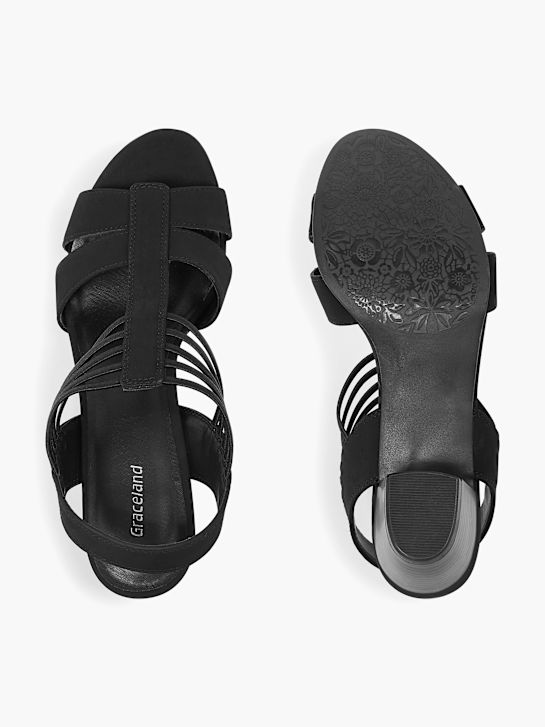 graceland nagnila sandali black deichmann