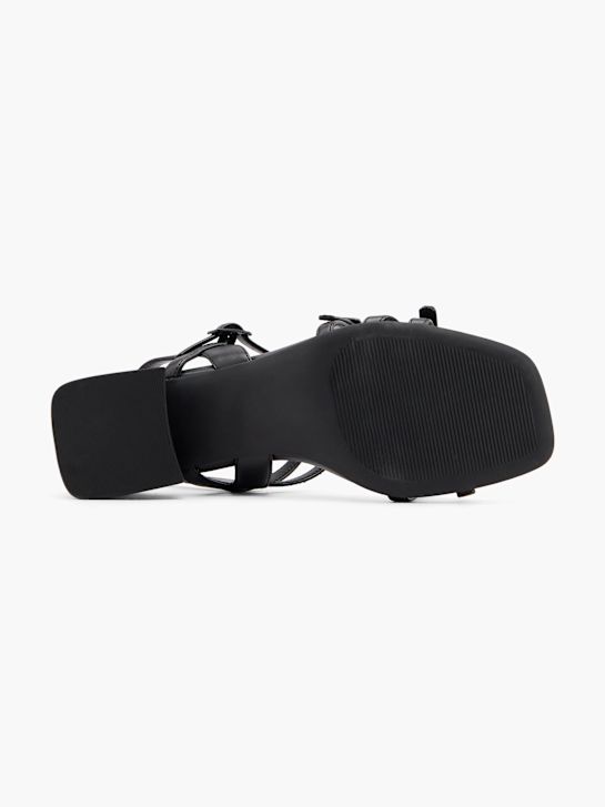 modni brvi nagnila sandali black deichmann