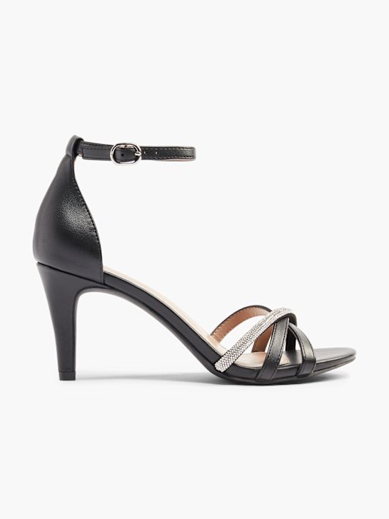 modni brvi nagnila sandali black deichmann