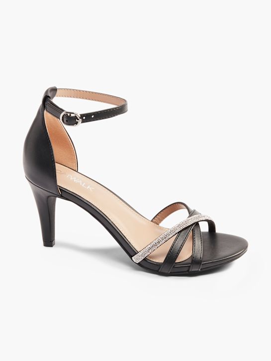 modni brvi nagnila sandali black deichmann