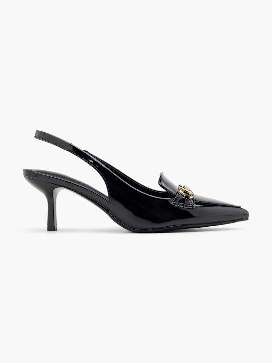 modni brvi slingback pete black deichmann