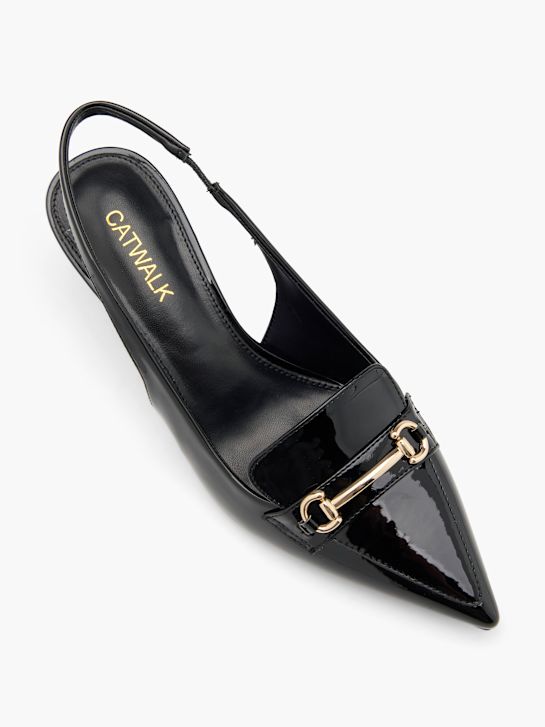modni brvi slingback pete black deichmann