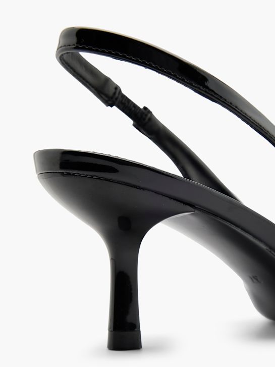 modni brvi slingback pete black deichmann