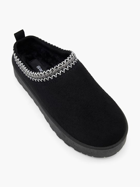 graceland hiša natikači black deichmann