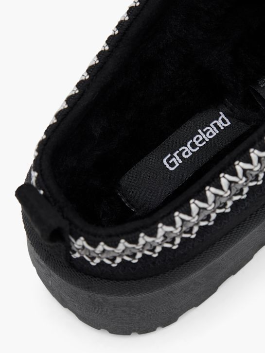 graceland hiša natikači black deichmann