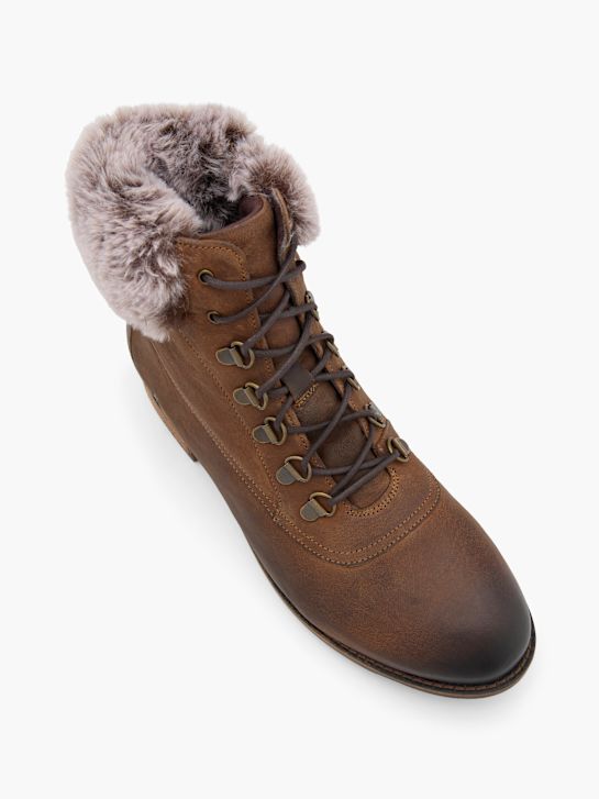 hush puppies prišije gleženj boot brown deichmann