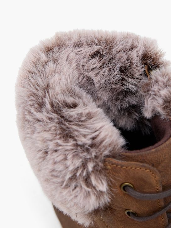 hush puppies prišije gleženj boot brown deichmann