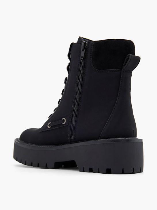modni brvi Čipke-up boot black deichmann