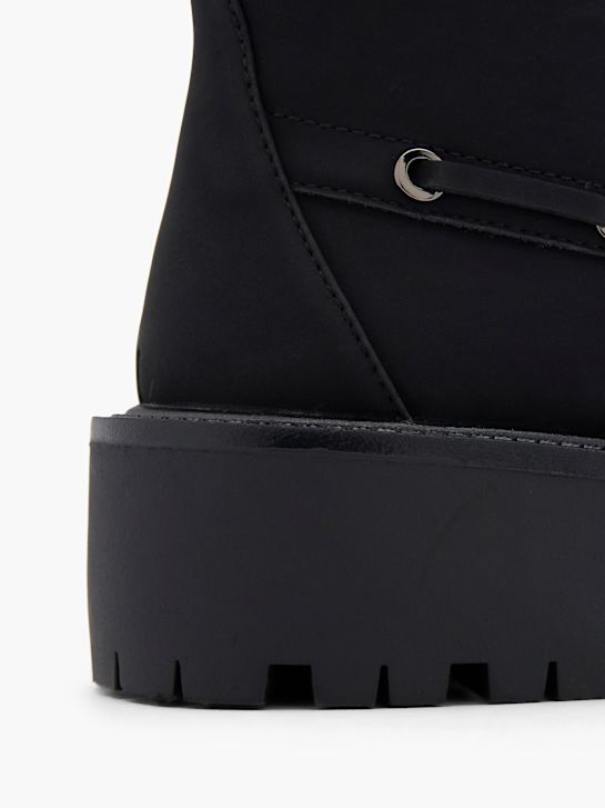 modni brvi Čipke-up boot black deichmann