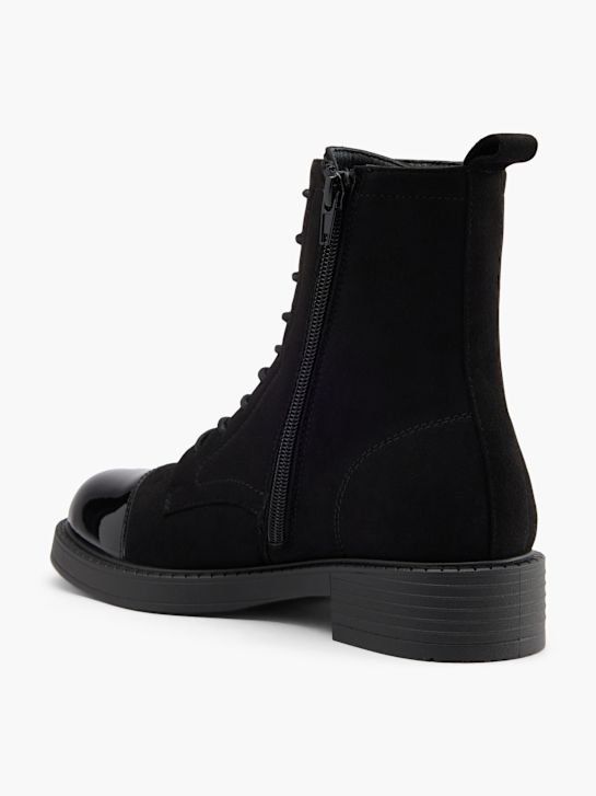 graceland Čipke-up boot black deichmann