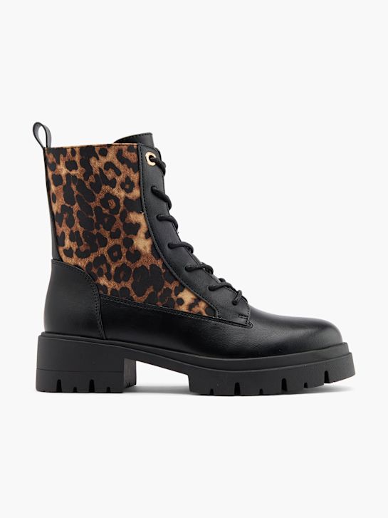modni brvi Čipke-up boot black deichmann