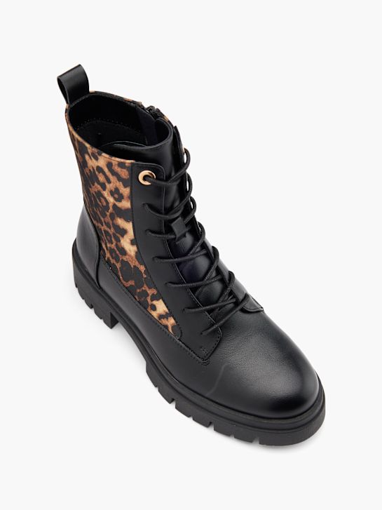 modni brvi Čipke-up boot black deichmann