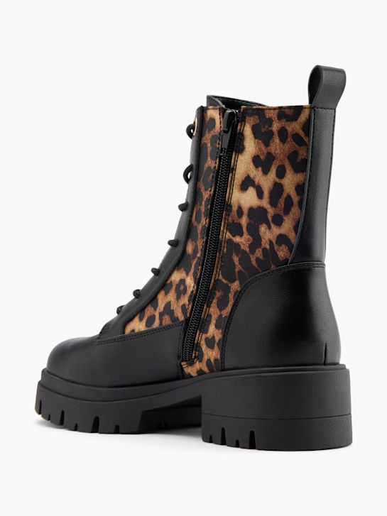 modni brvi Čipke-up boot black deichmann