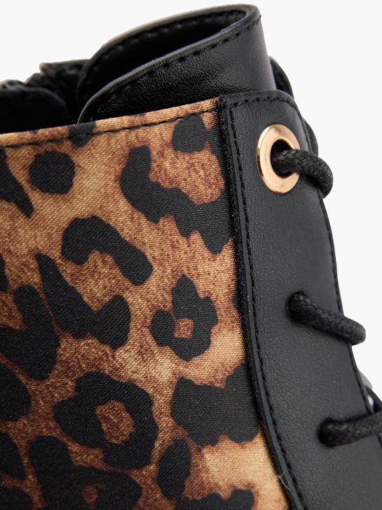 modni brvi Čipke-up boot black deichmann