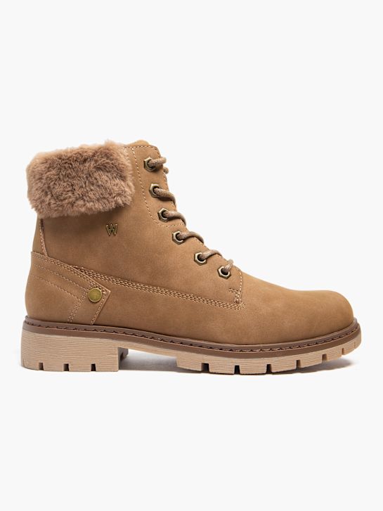 wrangler Čipke-up boot brown deichmann