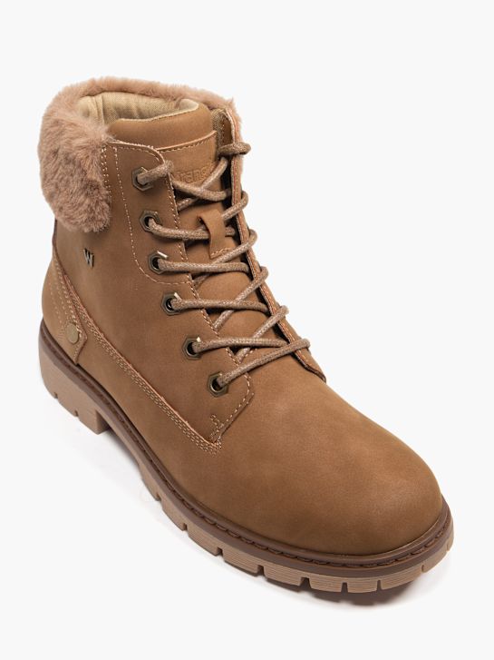 wrangler Čipke-up boot brown deichmann