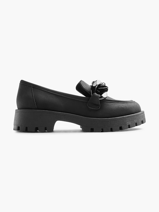 modni brvi loafer black deichmann