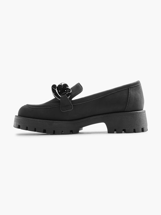 modni brvi loafer black deichmann