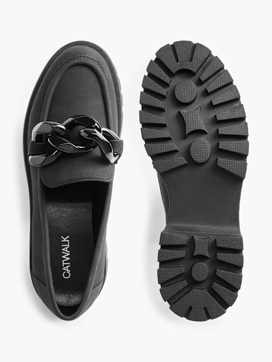 modni brvi loafer black deichmann