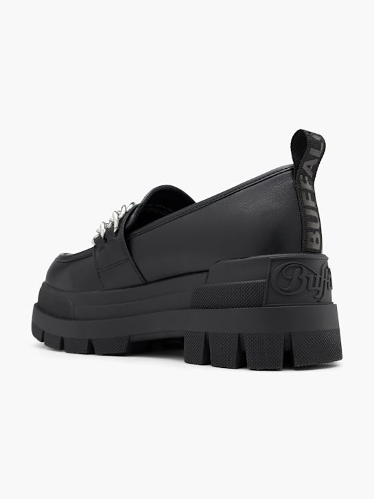 buffalo loafer black deichmann