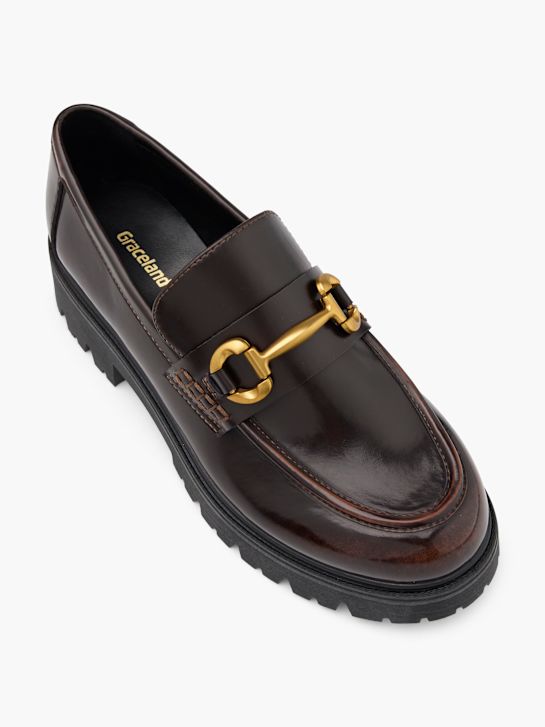 graceland loafer brown deichmann