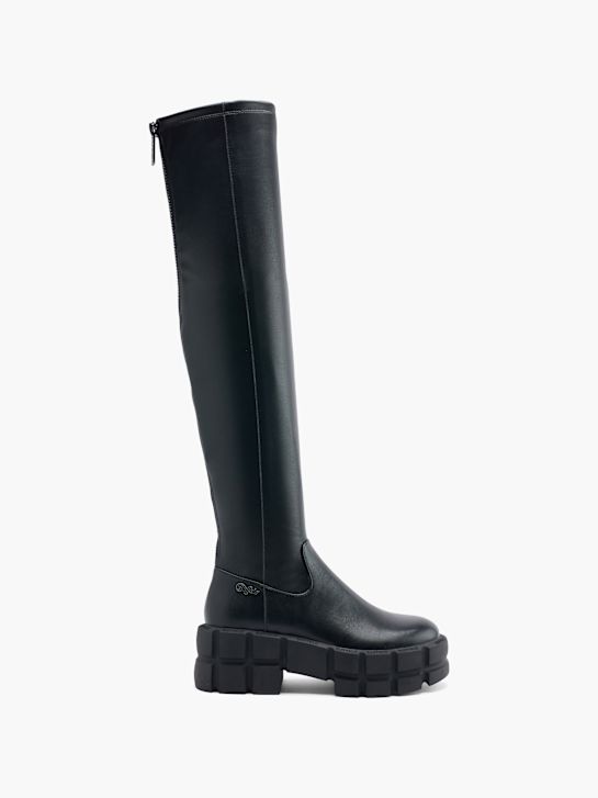 buffalo overknee boot black deichmann