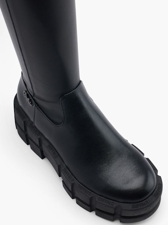 buffalo overknee boot black deichmann