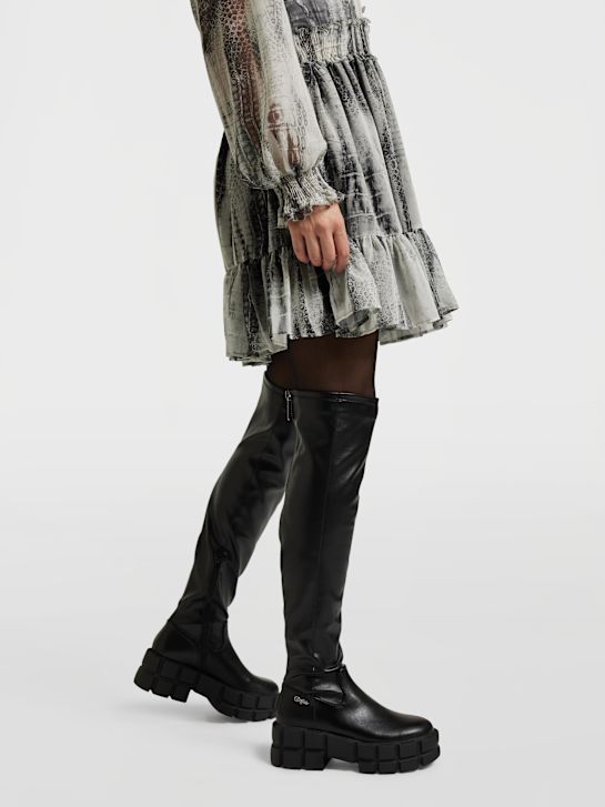 buffalo overknee boot black deichmann