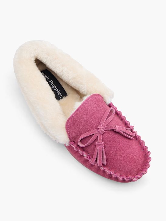 hush puppies plišastih natikači roza deichmann