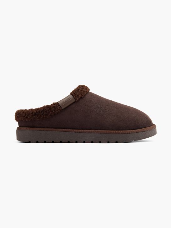 esprit plišastih natikači brown deichmann