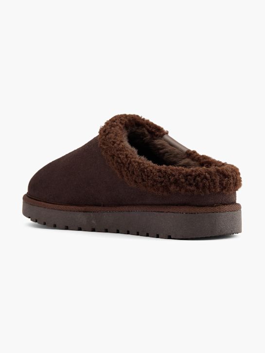 esprit plišastih natikači brown deichmann