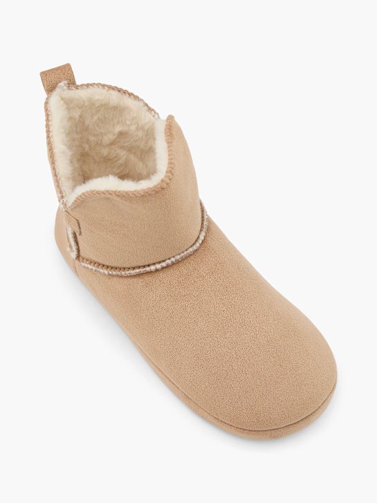 casa mia plišastih natikači bež deichmann