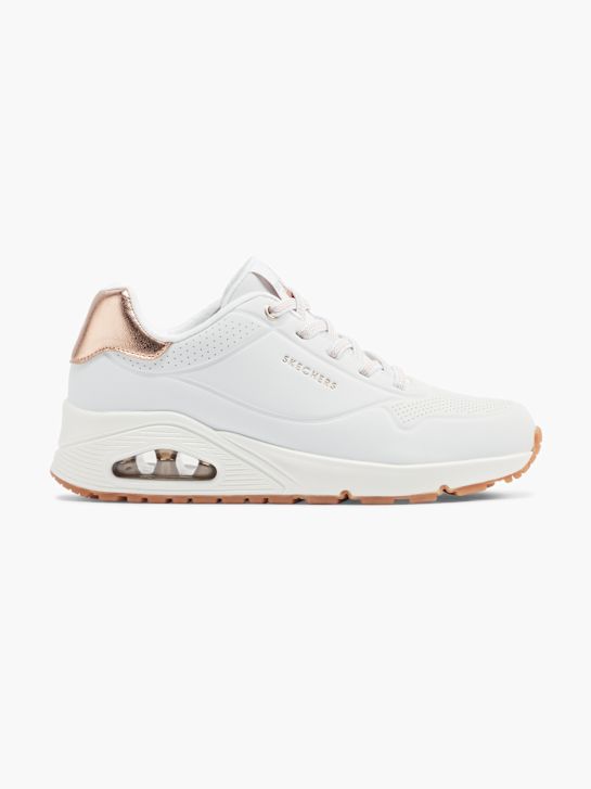 skechers uno - Šimrom stran slip-on trener bela deichmann