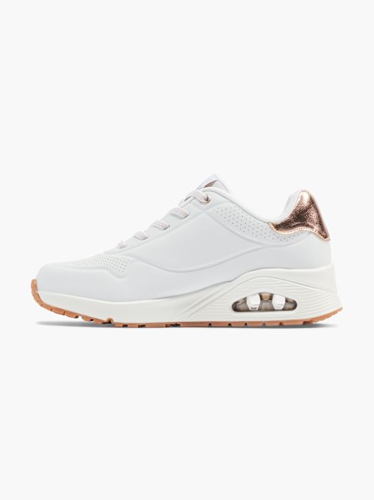 skechers uno - Šimrom stran slip-on trener bela deichmann