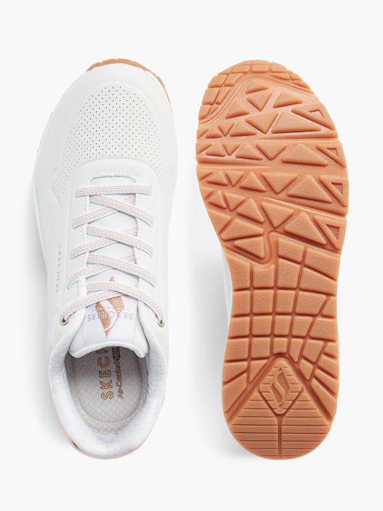 skechers uno - Šimrom stran slip-on trener bela deichmann