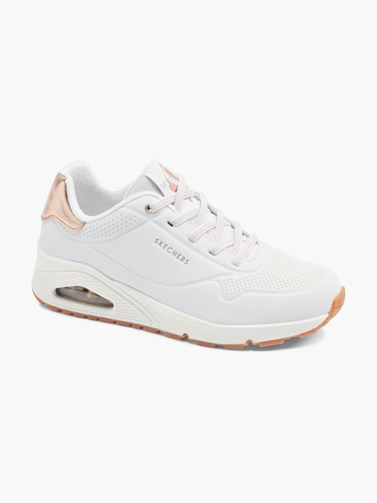 skechers uno - Šimrom stran slip-on trener bela deichmann